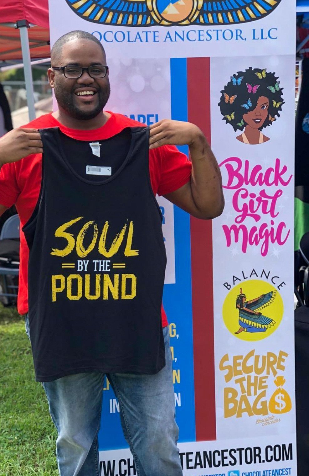 Soul by the Pound Unisex Tank top - Chocolate Ancestor