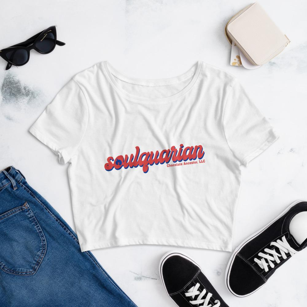 Soulquarian Women's Crop Top - Chocolate Ancestor