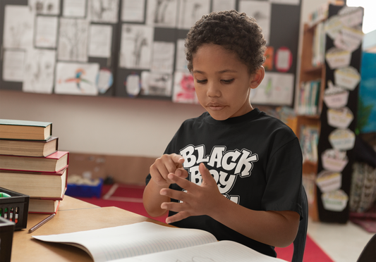 Black Boy Joy Toddler Short Sleeve Tee