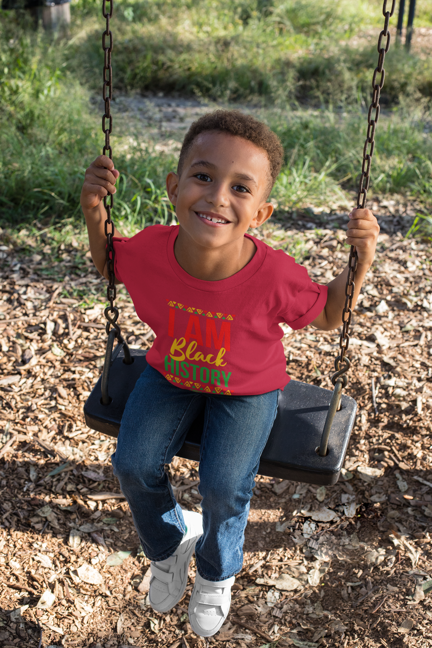 I Am Black History Kids' T-Shirt (Style 2)