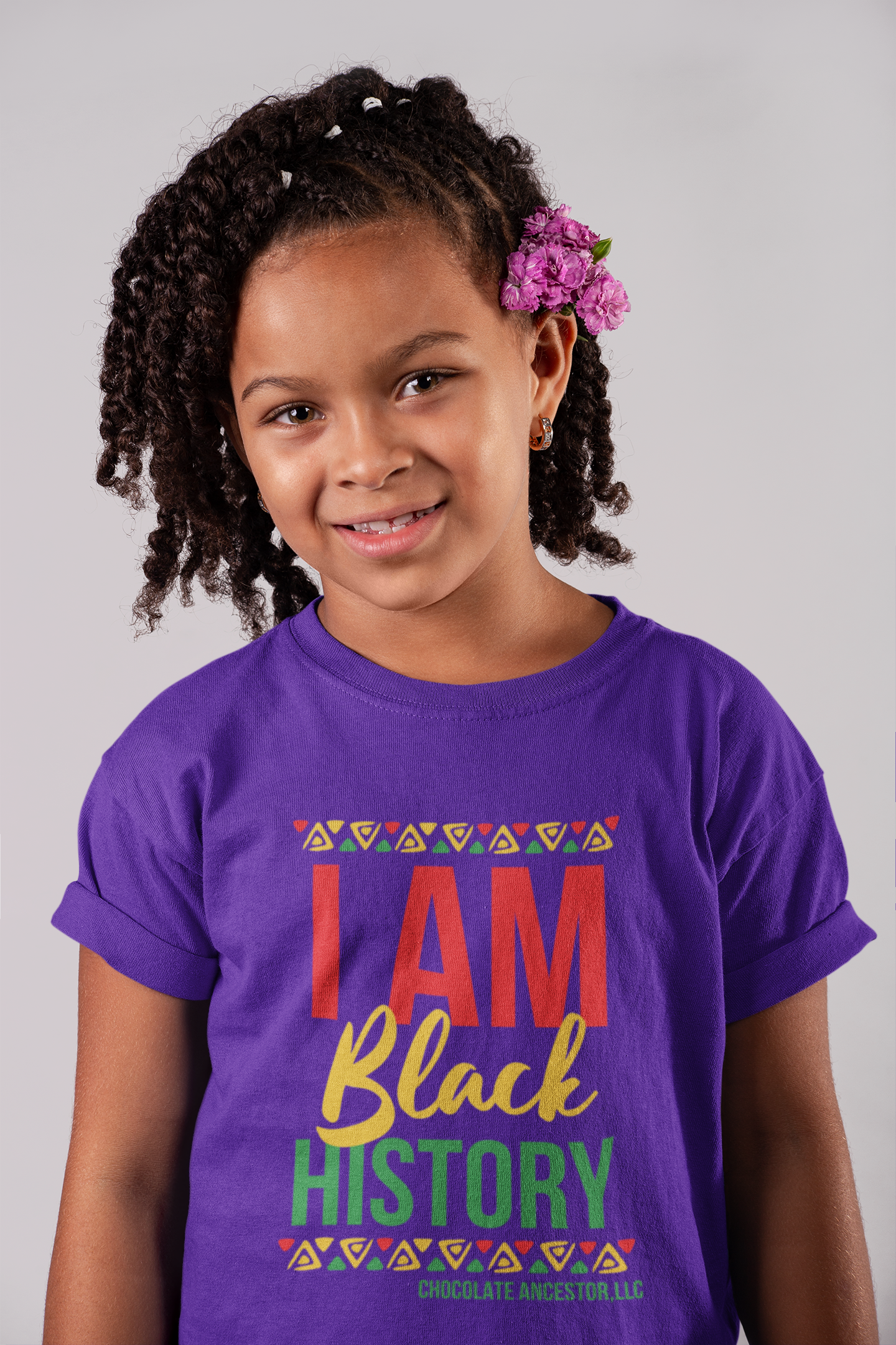 I Am Black History Kids' T-Shirt (Style 2)