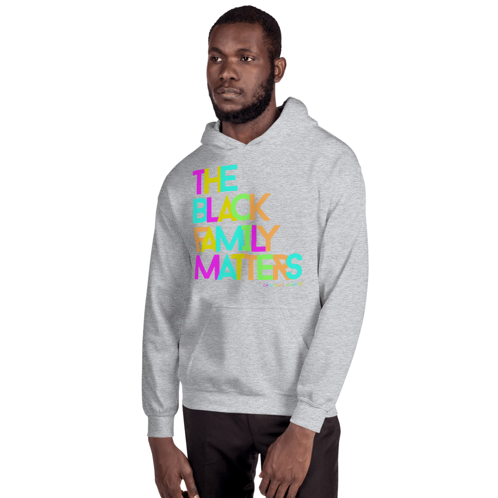 The Black Family Matters Unisex Hooded Sweatshirt - Chocolate Ancestor