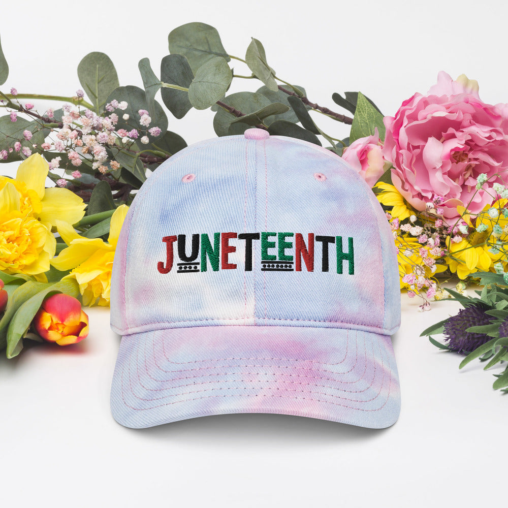 Juneteenth Pan African RBG Tie dye hat