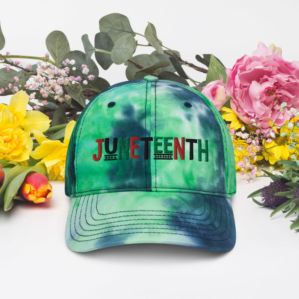 Juneteenth Pan African RBG Tie dye hat