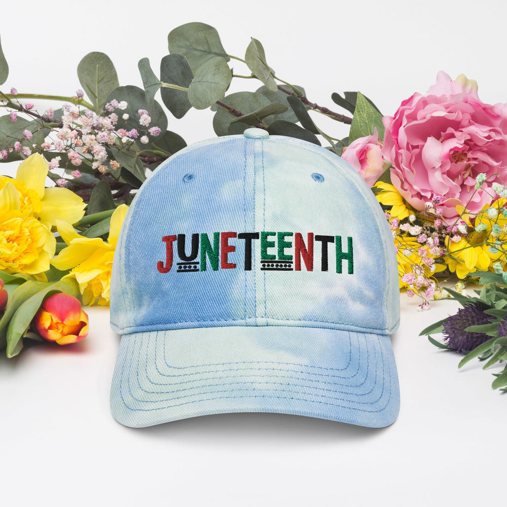 Juneteenth Pan African RBG Tie dye hat