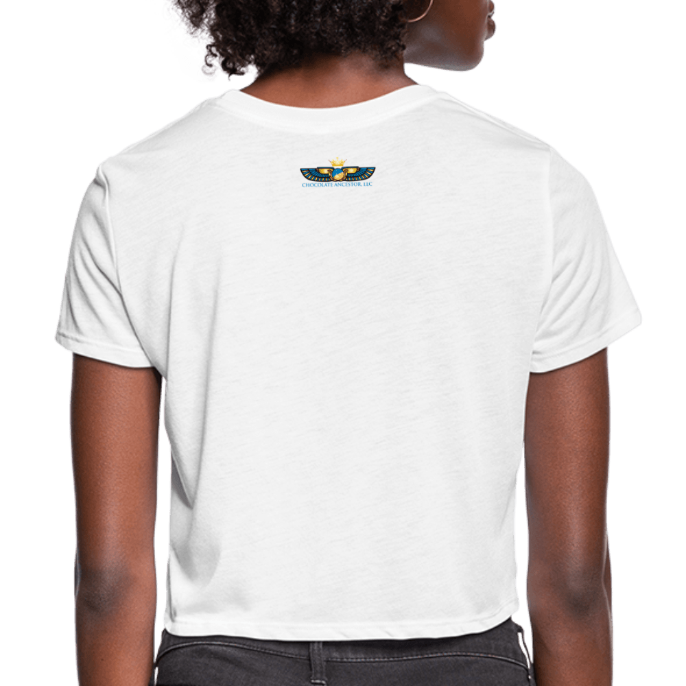 Travel is My Therapy Women's Crop Top (Style 2) - Chocolate Ancestor