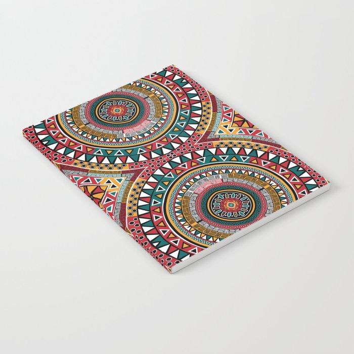 Tribal Kaleidoscope Bespoke Notebook - Chocolate Ancestor