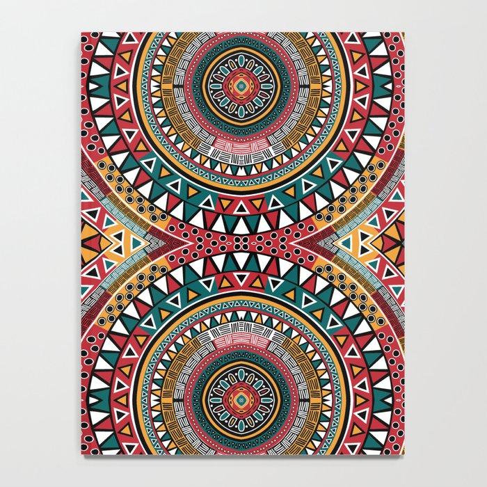 Tribal Kaleidoscope Bespoke Notebook - Chocolate Ancestor