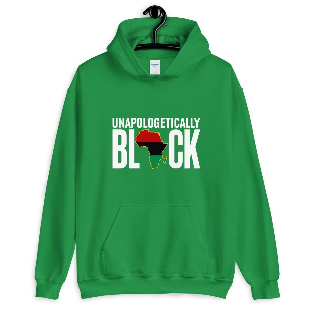 Unapologetically Black Pan African RBG Unisex Hoodie - Chocolate Ancestor