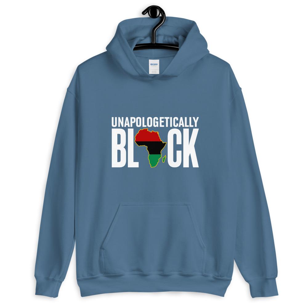 Unapologetically Black Pan African RBG Unisex Hoodie - Chocolate Ancestor