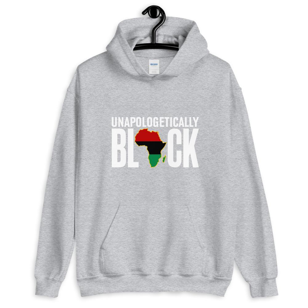 Unapologetically Black Pan African RBG Unisex Hoodie - Chocolate Ancestor