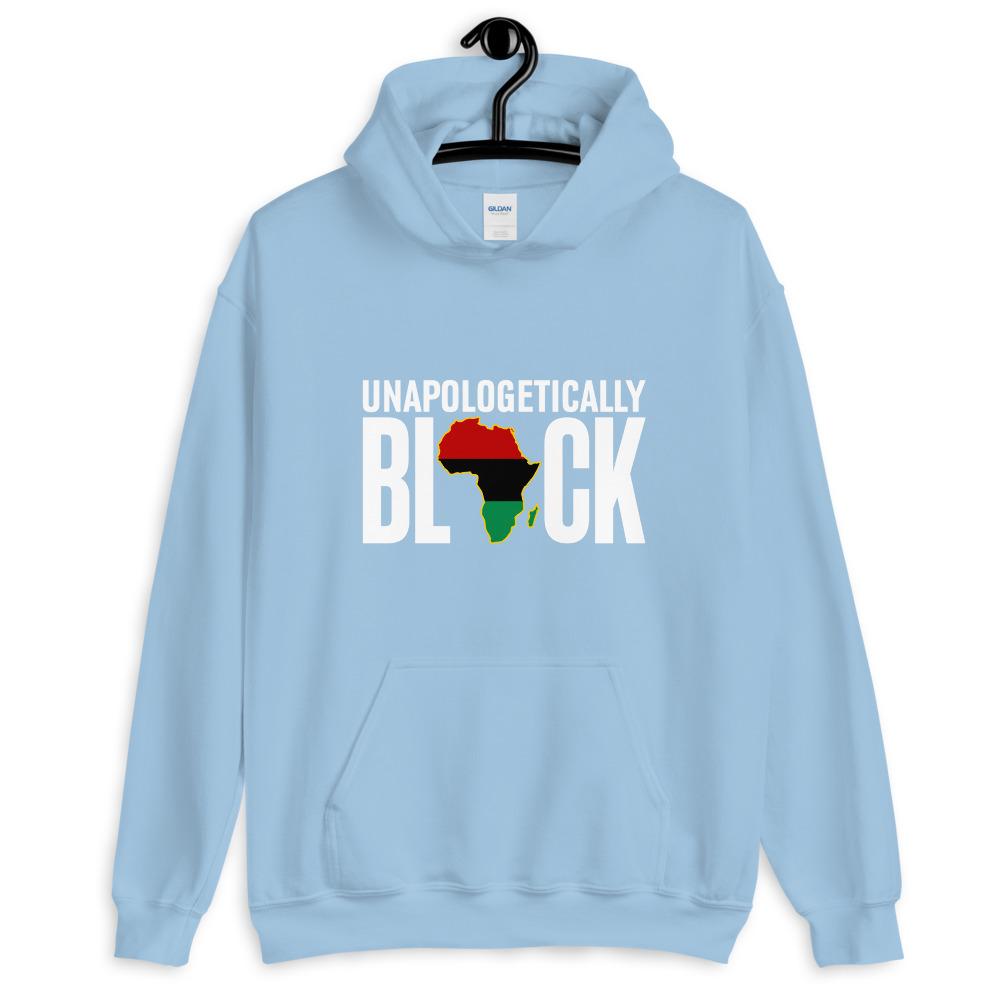 Unapologetically Black Pan African RBG Unisex Hoodie - Chocolate Ancestor