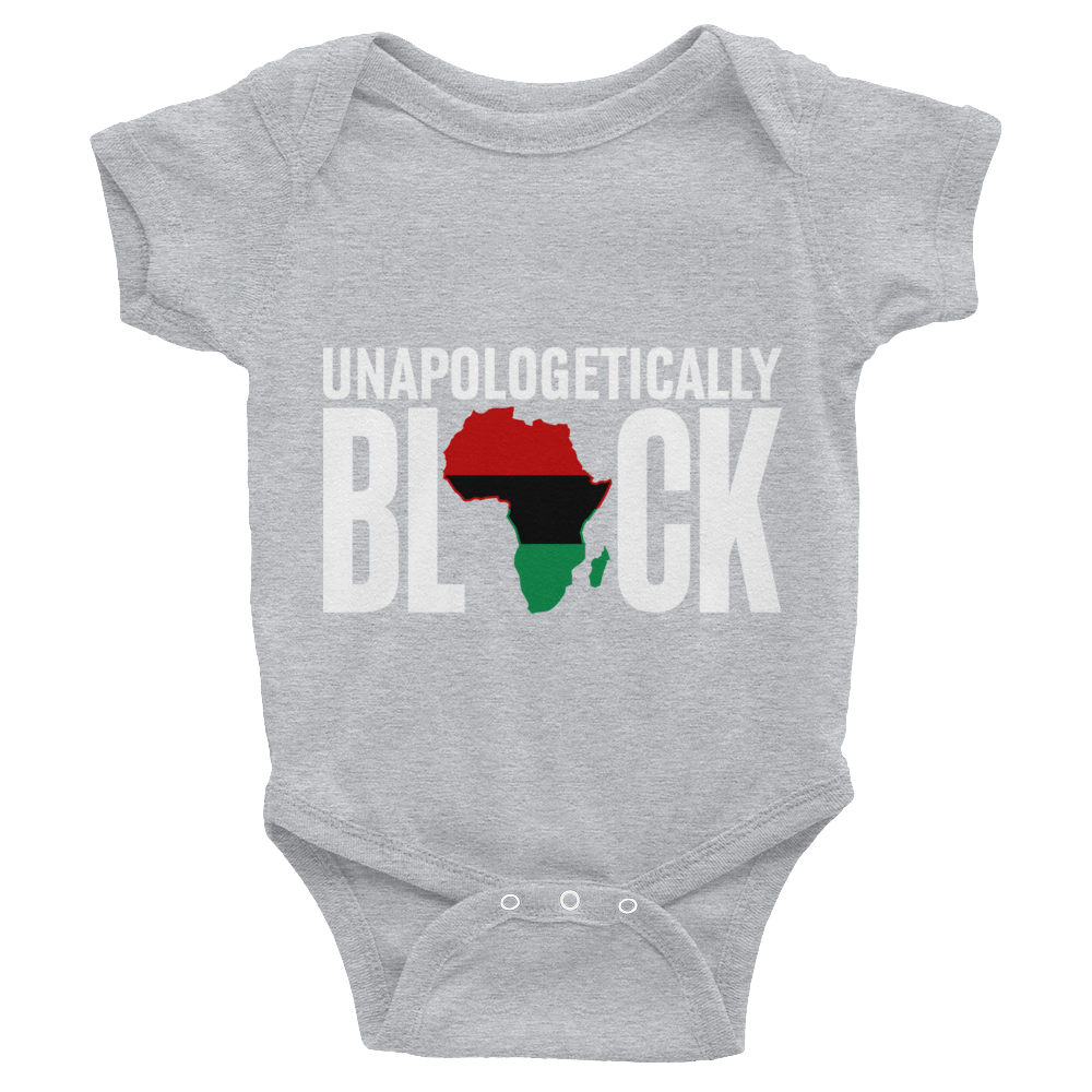 Unapologetically Black RBG Infant Bodysuit - Chocolate Ancestor