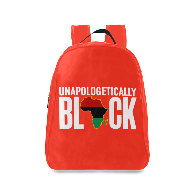 Unapologetically Black RBG Leather Bookbag - Chocolate Ancestor