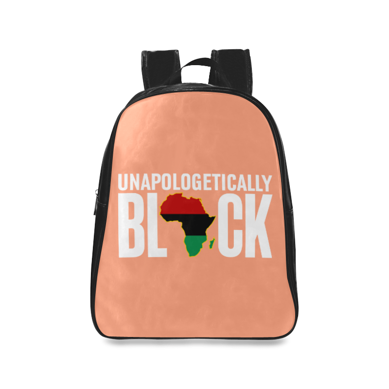 Unapologetically Black RBG Leather Bookbag - Chocolate Ancestor