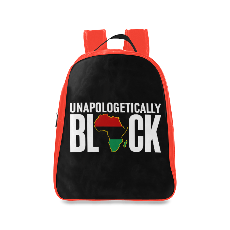 Unapologetically Black RBG Leather Bookbag - Chocolate Ancestor