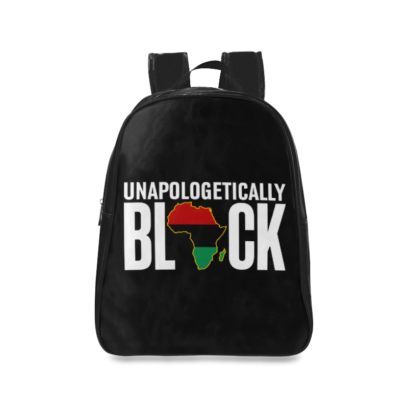 Unapologetically Black RBG Leather Bookbag - Chocolate Ancestor