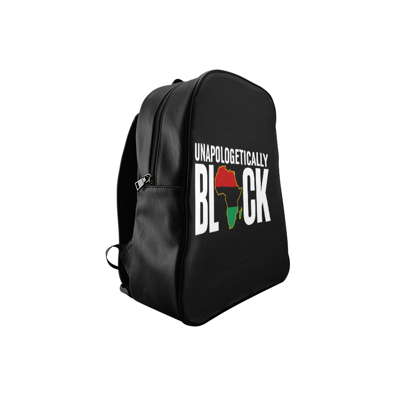 Unapologetically Black RBG Leather Bookbag - Chocolate Ancestor