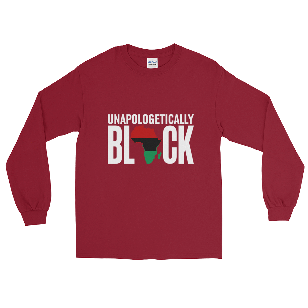 Unapologetically Black RBG Long Sleeve Unisex T-Shirt - Chocolate Ancestor