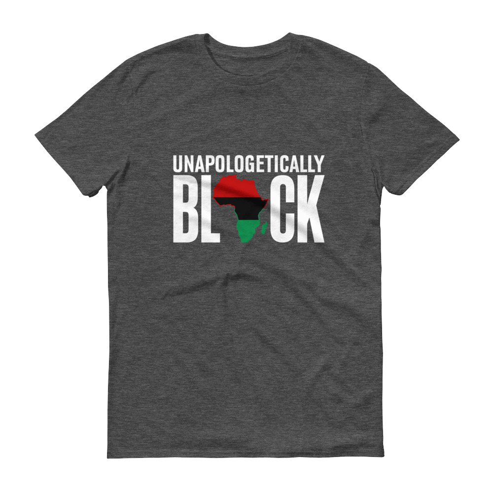 Unapologetically Black RBG Unisex Short sleeve t-shirt - Chocolate Ancestor