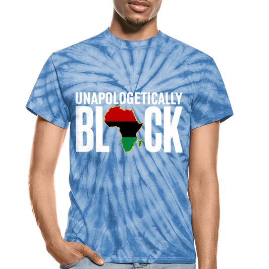 Unapologetically Black RBG Unisex Tie Dye T-Shirt - Chocolate Ancestor