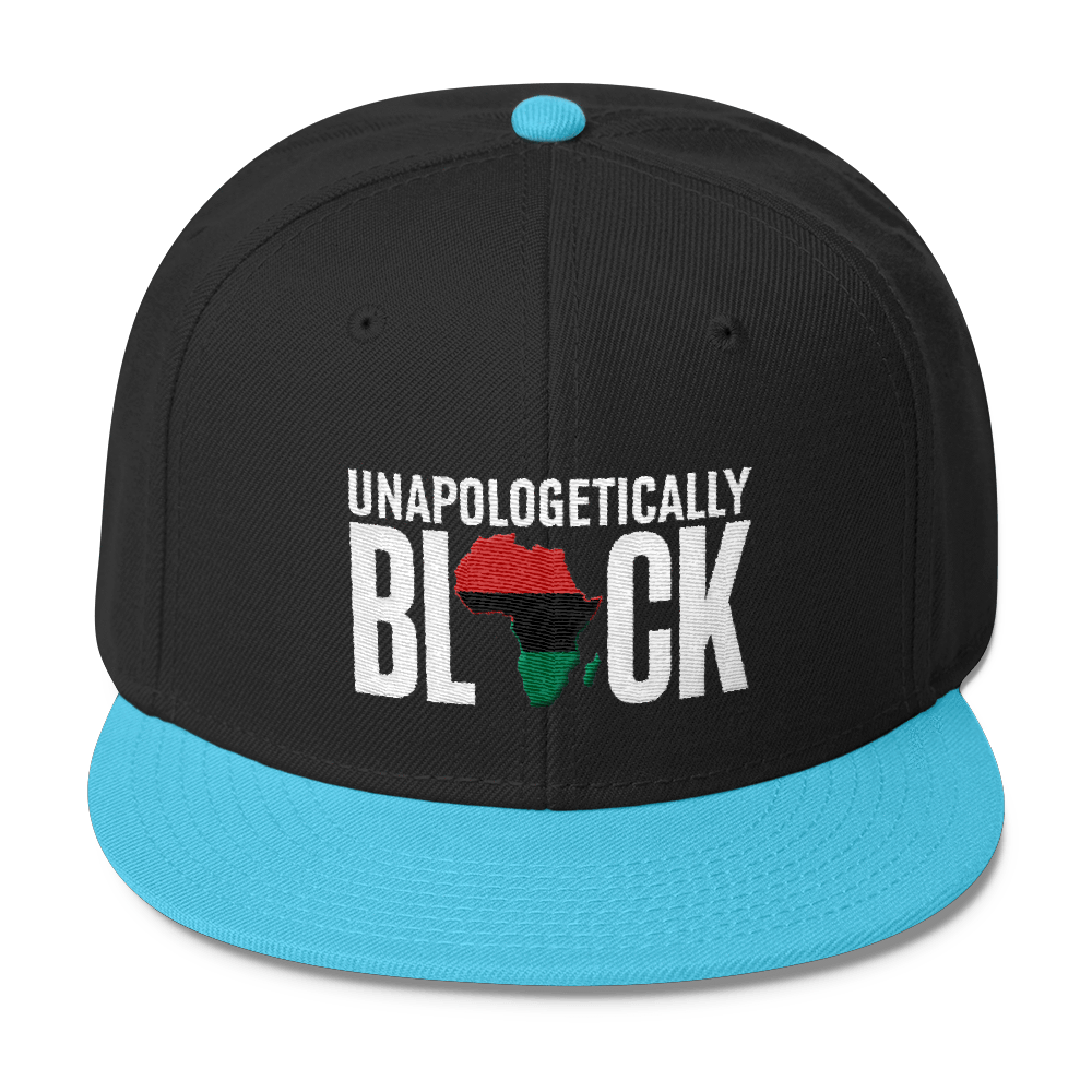 Unapologetically Black RBG Wool Blend Snapback - Chocolate Ancestor