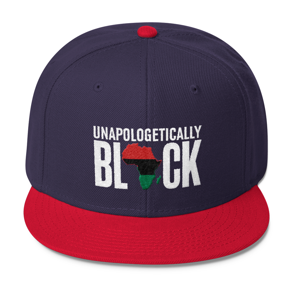 Unapologetically Black RBG Wool Blend Snapback - Chocolate Ancestor