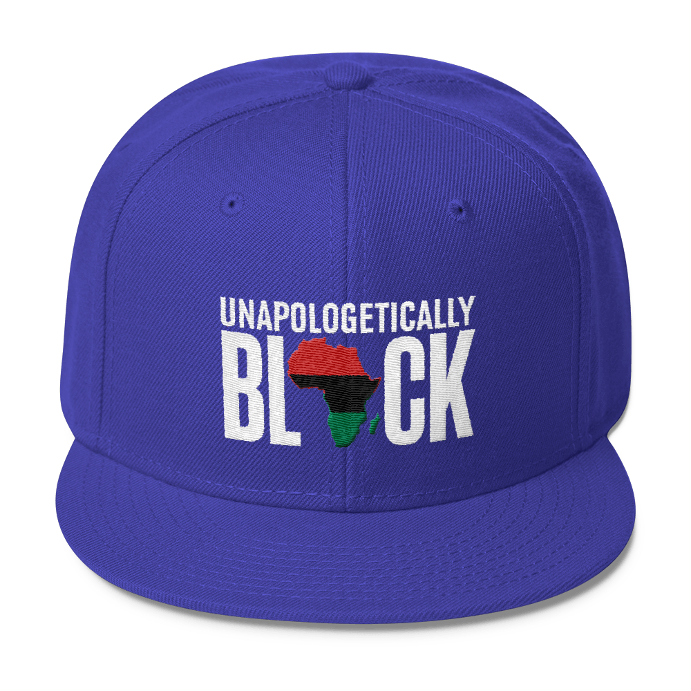 Unapologetically Black RBG Wool Blend Snapback - Chocolate Ancestor