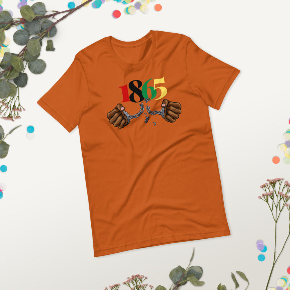 Juneteenth 1865 Freedom Celebration Tee - Unisex Soft Cotton Shirt