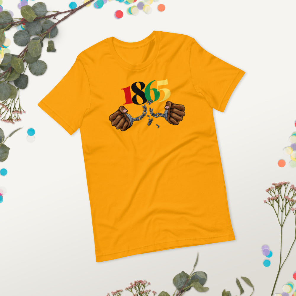 Juneteenth 1865 Freedom Celebration Tee - Unisex Soft Cotton Shirt