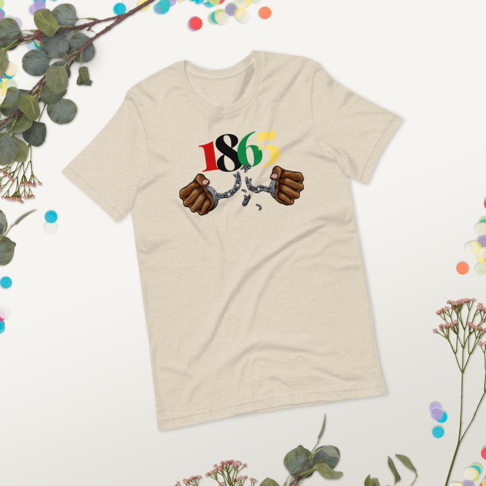 Juneteenth 1865 Freedom Celebration Tee - Unisex Soft Cotton Shirt