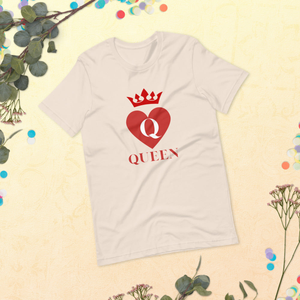 Queen of Hearts Short-Sleeve Unisex T-Shirt