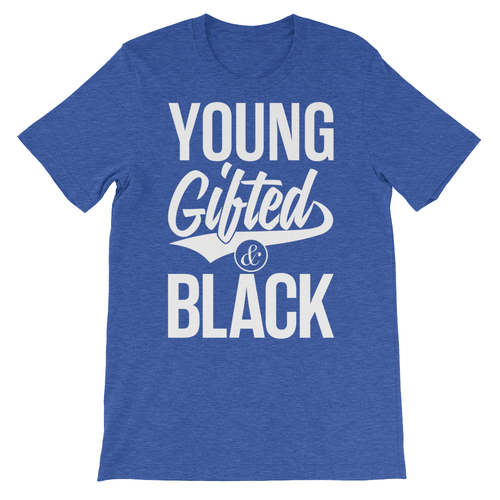 Young Gifted & Black Unisex short sleeve t-shirt - Chocolate Ancestor