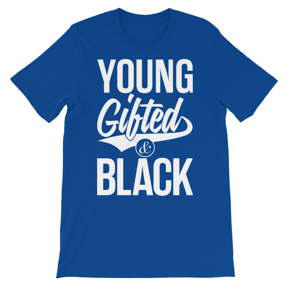 Young Gifted & Black Unisex short sleeve t-shirt - Chocolate Ancestor