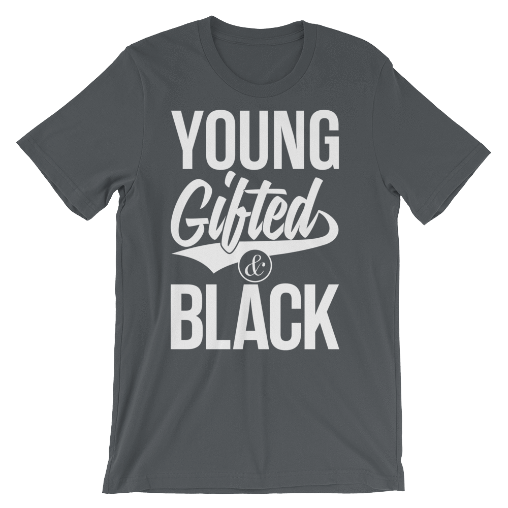 Young Gifted & Black Unisex short sleeve t-shirt - Chocolate Ancestor