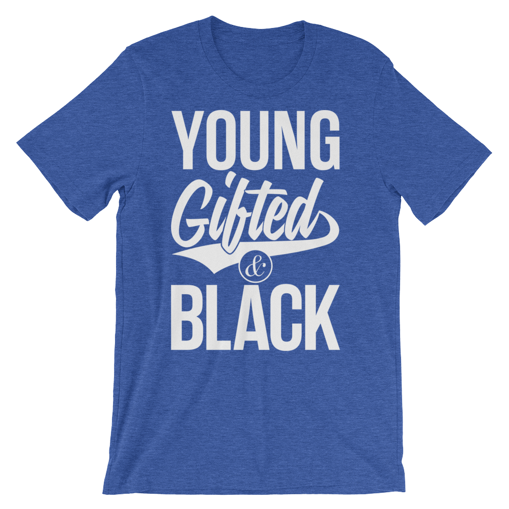 Young Gifted & Black Unisex short sleeve t-shirt - Chocolate Ancestor