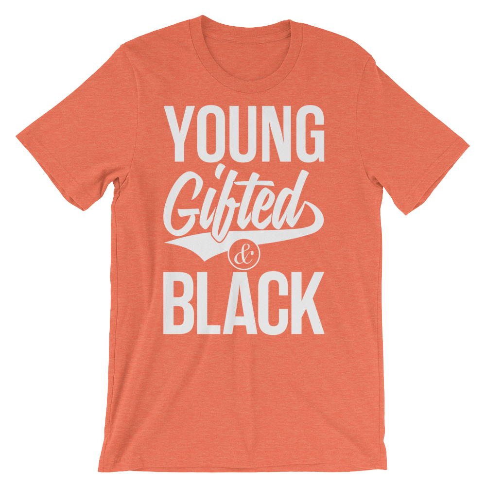 Young Gifted & Black Unisex short sleeve t-shirt - Chocolate Ancestor