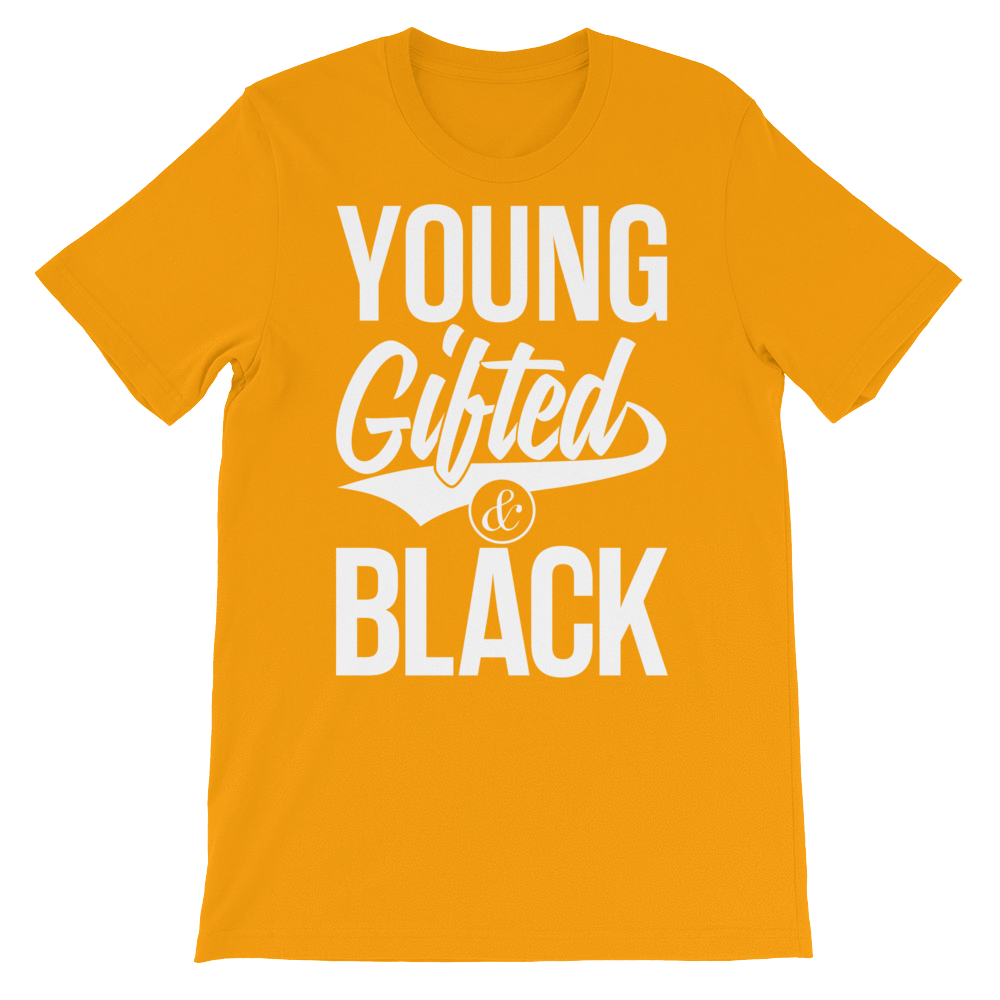 Young Gifted & Black Unisex short sleeve t-shirt - Chocolate Ancestor