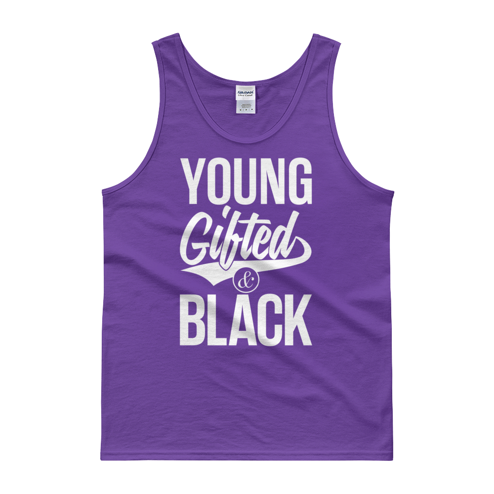 Young Gifted & Black Unisex Tank top - Chocolate Ancestor