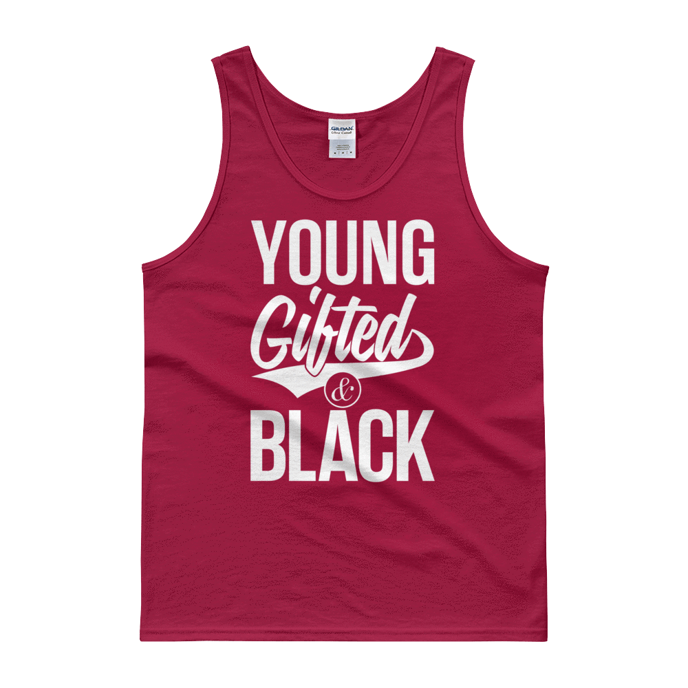 Young Gifted & Black Unisex Tank top - Chocolate Ancestor