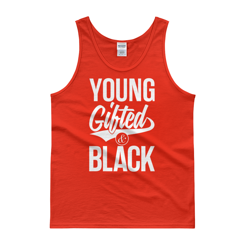 Young Gifted & Black Unisex Tank top - Chocolate Ancestor