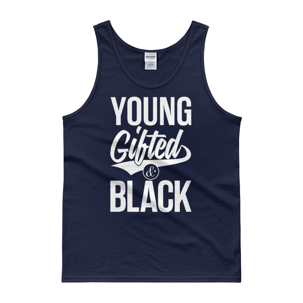 Young Gifted & Black Unisex Tank top - Chocolate Ancestor