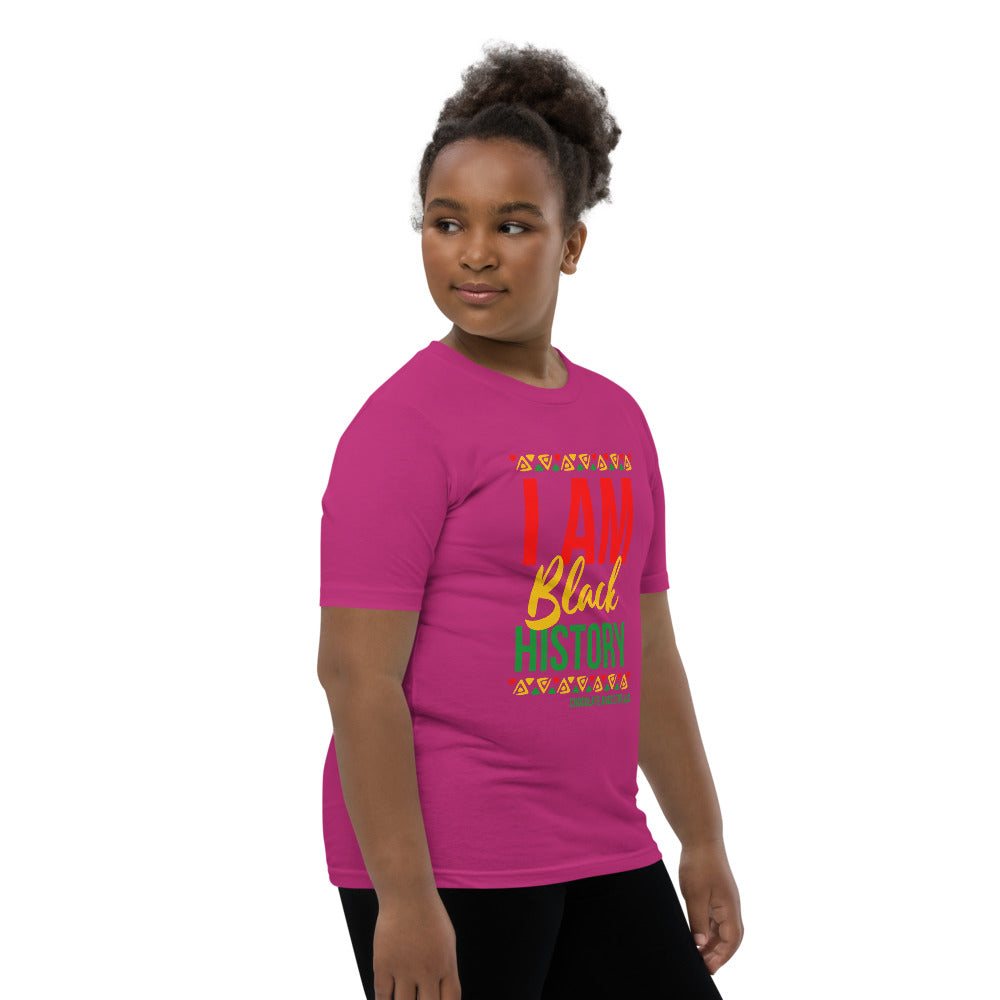 I Am Black History Youth Short Sleeve T-Shirt