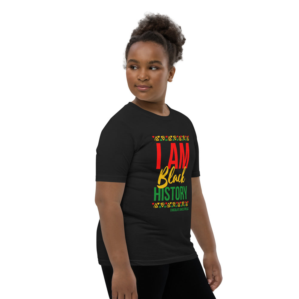 I Am Black History Youth Short Sleeve T-Shirt