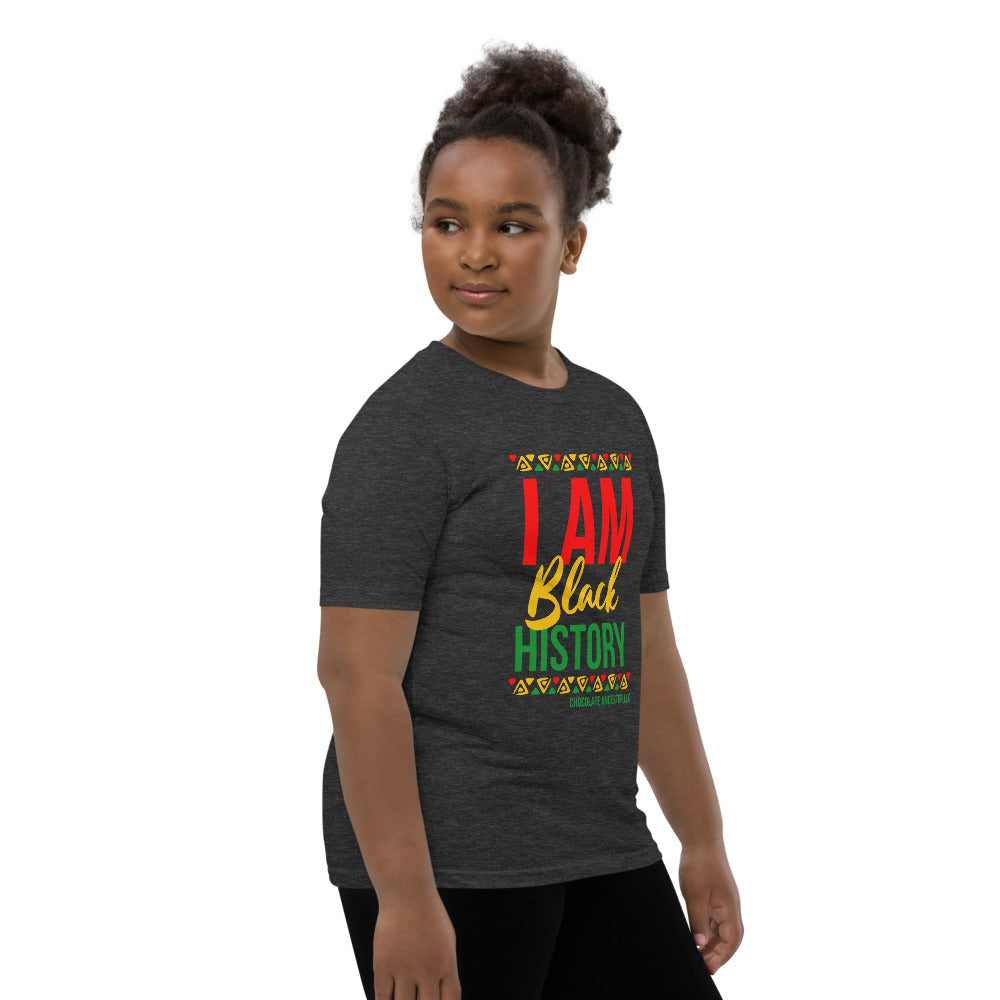 I Am Black History Youth Short Sleeve T-Shirt