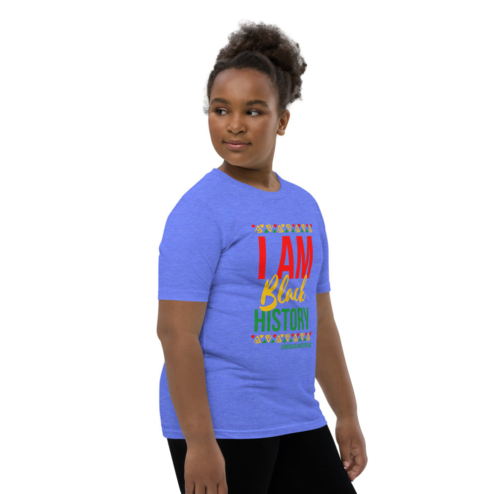 I Am Black History Youth Short Sleeve T-Shirt