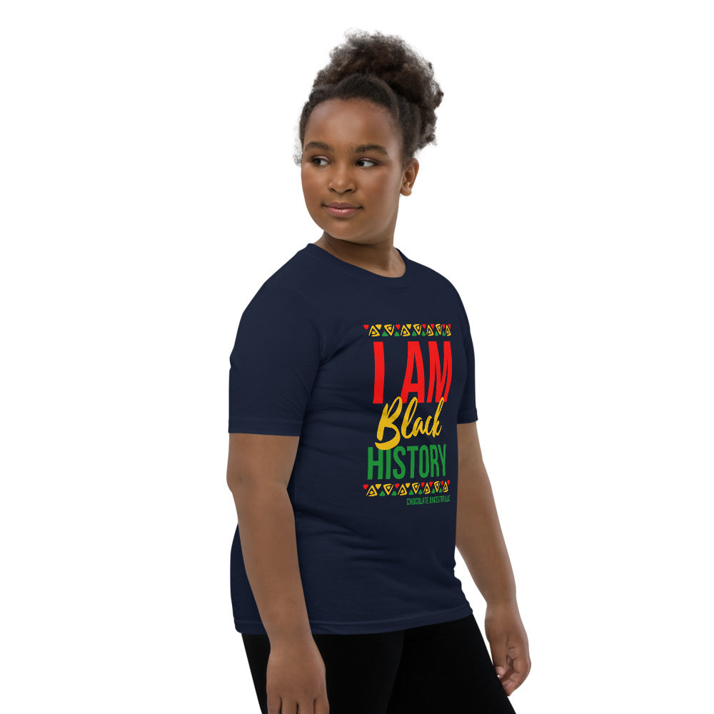 I Am Black History Youth Short Sleeve T-Shirt