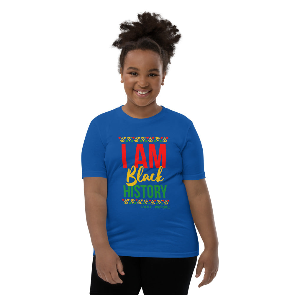 I Am Black History Youth Short Sleeve T-Shirt