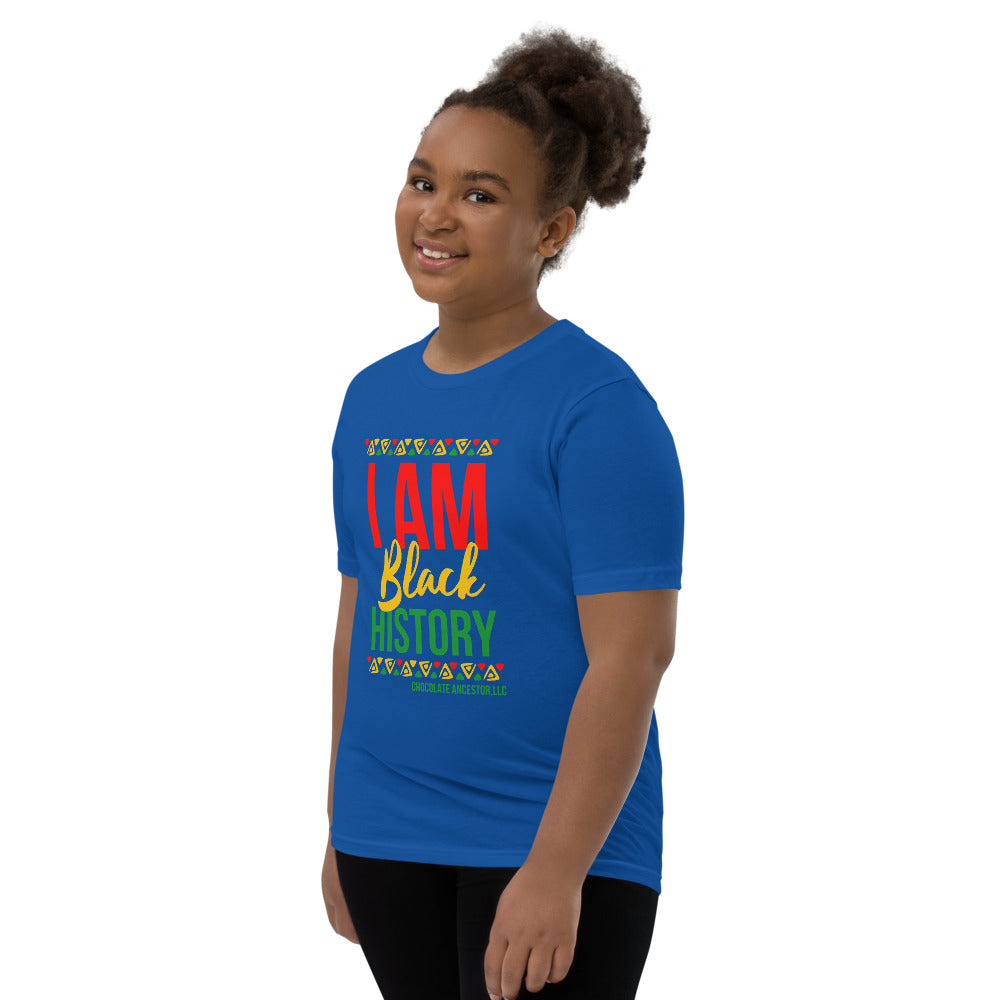 I Am Black History Youth Short Sleeve T-Shirt