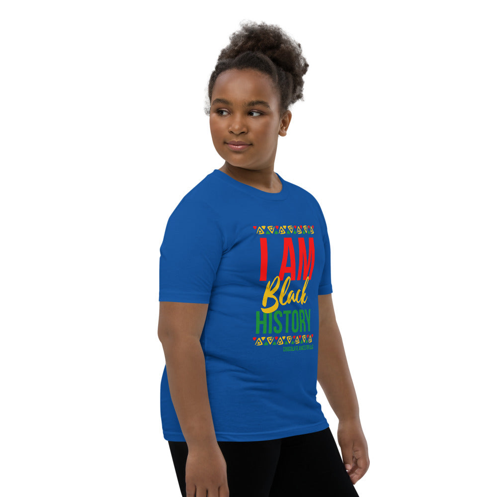 I Am Black History Youth Short Sleeve T-Shirt